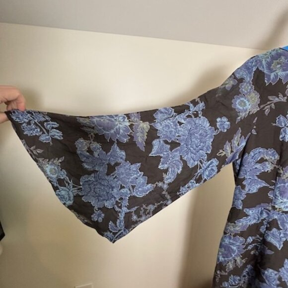 NWT Free People maxi dress with bell sleeves, size 8 - Picture 2 of 12